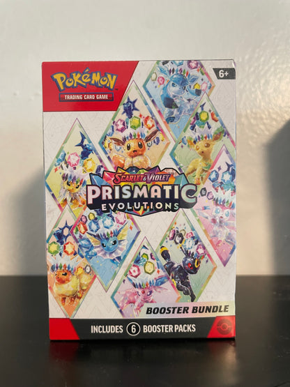 Pokemon TCG Scarlet & Violet Prismatic Evolutions Booster Bundle Factory Sealed
