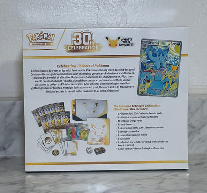 Pokemon TCG 30th Celebration Elite Trainer Box Factory Sealed