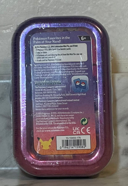 Pokemon TCG 30th Celebration Mini Tin [Umbreon] Sealed