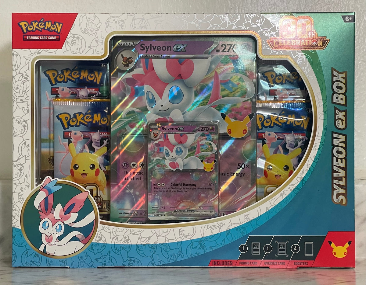 Pokemon TCG 30th Celebration Sylveon ex Box