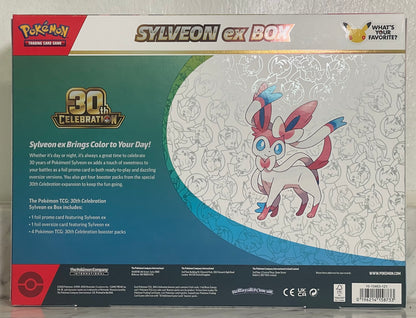 Pokemon TCG 30th Celebration Sylveon ex Box