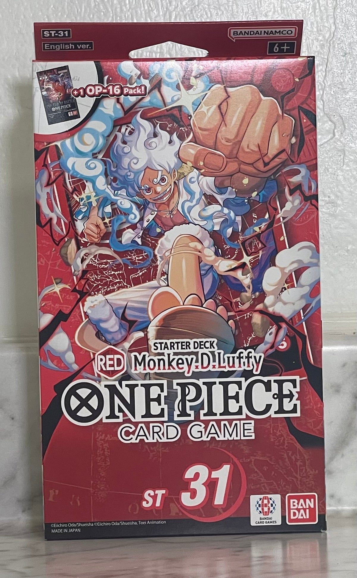 One Piece Game Starter Deck Red Monkey D. Luffy ST31 Sealed New